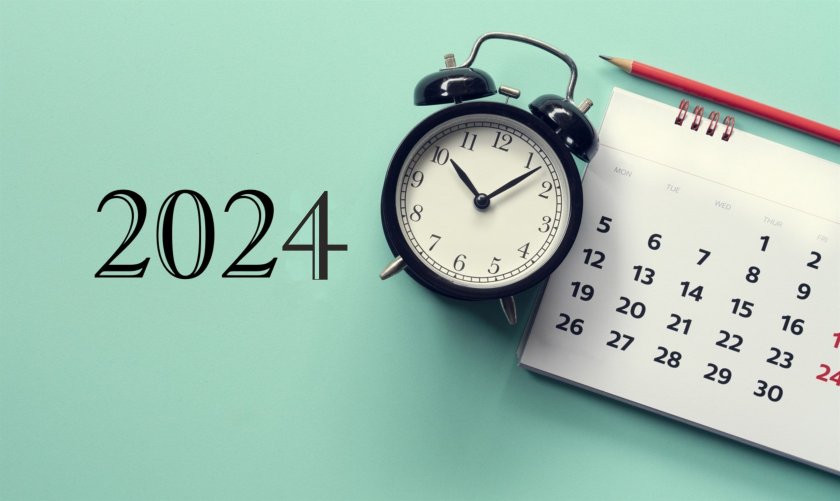 През 2024 г. най-малко ще работим през май, септември и