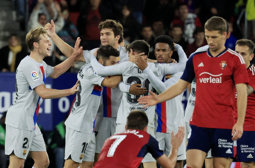 Барселона победи с 2:0 тима на Осасуна в полуфинален мач