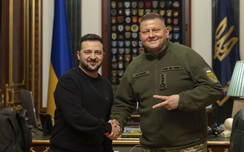 Зеленски удостои Залужни с наградата "Герой на Украйна"