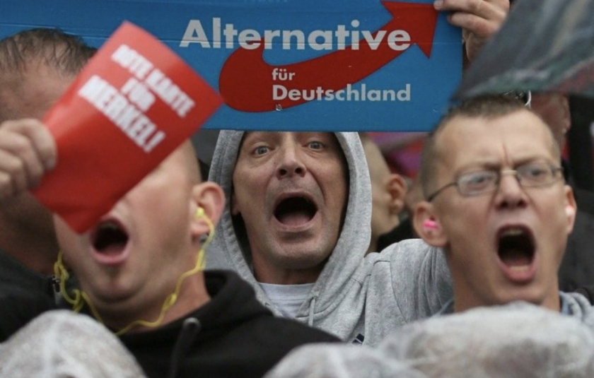 Крайнодясната партия Алтернатива за Германия“ (АзГ) може да удвои дела