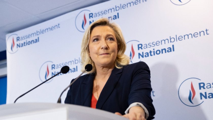 Бившият лидер на френското дясно-популистко Национално обединение“ Марин льо Пен,