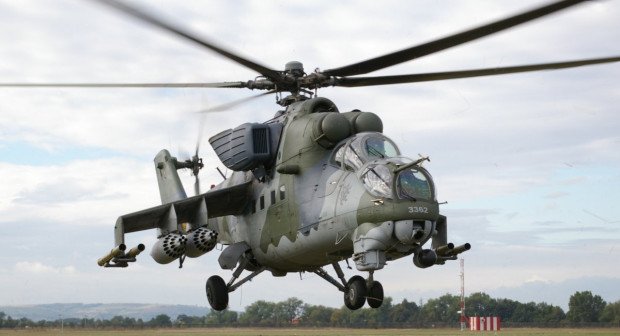 Чехия предаде всички хеликоптери Ми-24, които притежаваше като военна помощ