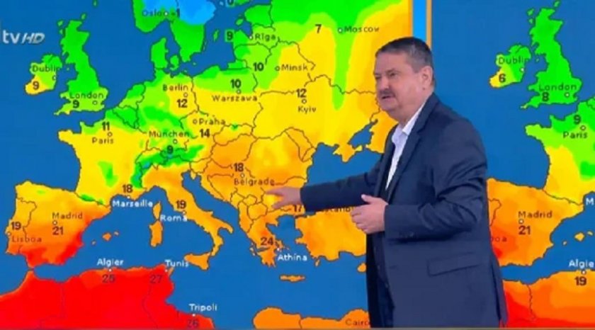 Проф. Рачев: Градусите полудяват!