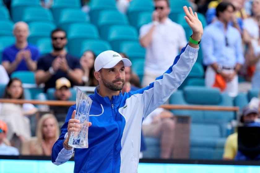 Най-успешният български тенисист в историята Григор Димитров се завърна днес