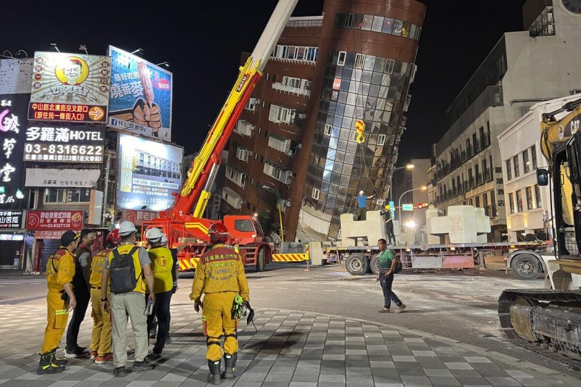 Нов трус разлюля сградите в тайванската столица Тайпе днес, предаде Ройтерс.Това става