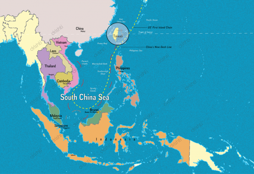 Филипините готвят споразумение за Южнокитайско море със САЩ и Япония