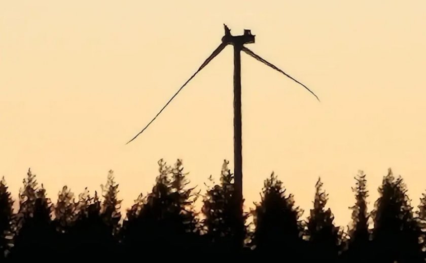 72-метрова перка падна от вятърна турбина в Норвегия, съобщи енергийната