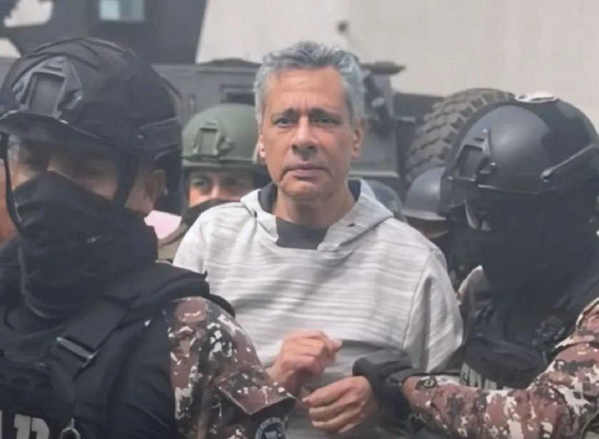 Бившият вицепрезидент на Еквадор е върнат в затвора