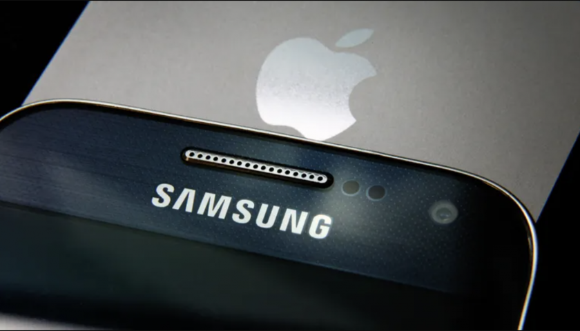 Южнокорейската корпорация Самсунг (Samsung) е изпреварила американската технологична компания Епъл
