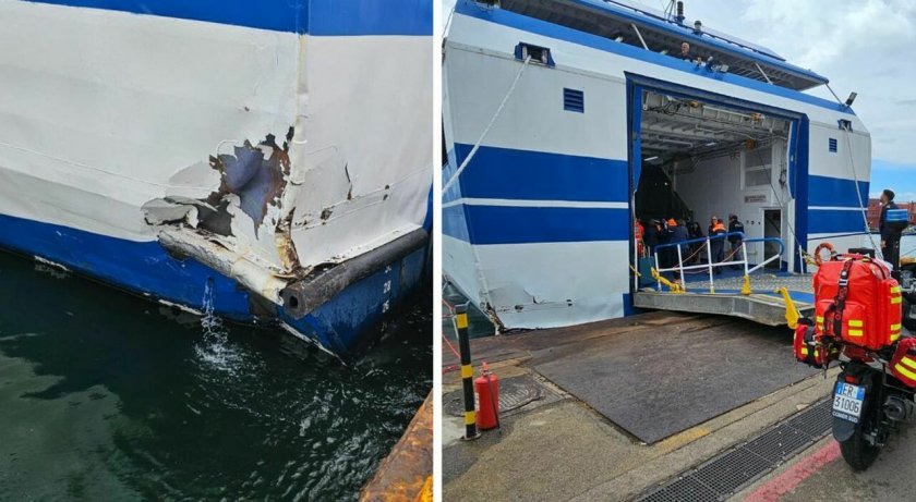 Най-малко 29 души бяха ранени, след като ферибот, превозващ хора от италианския