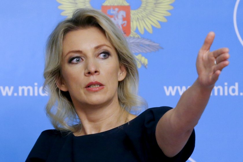 Говорителят на руското външно министерство Мария Захарова заяви в сряда,