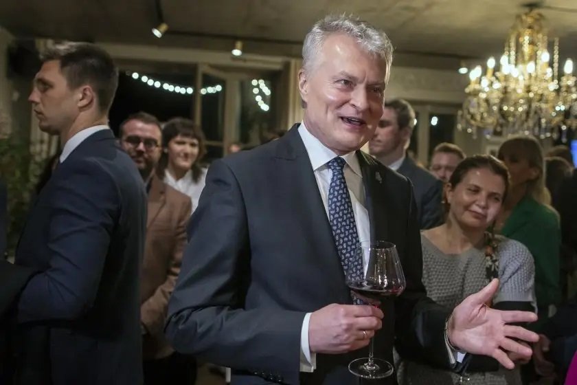 Настоящият държавен глава на Литва - Гитанас Науседа, печели убедително
