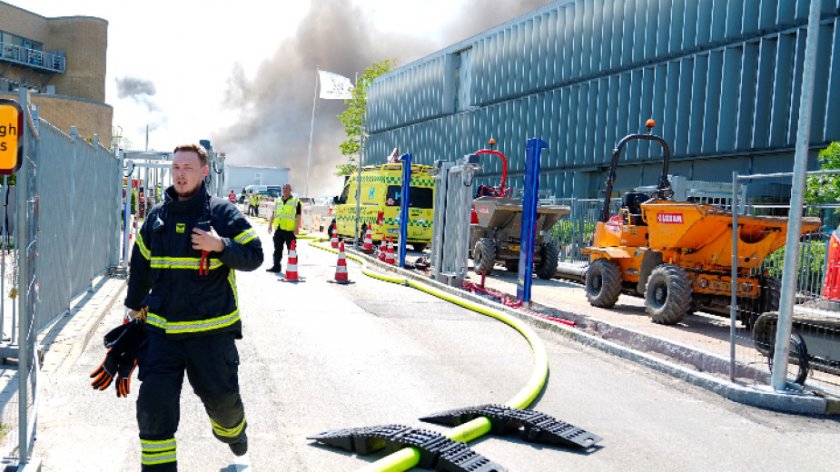 Пожар във фармацевтичната компания "Ново Нордиск" в Копенхаген