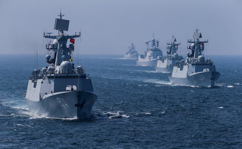Четири китайски кораба са навлезли в тайвански териториални води