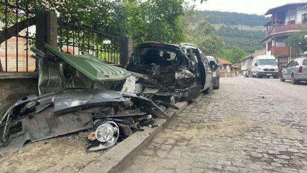 Появиха се кадри след гонката във Велико Търново (СНИМКИ)