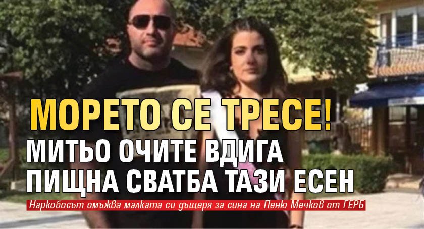 Морето се тресе! Митьо Очите вдига пищна сватба тази есен