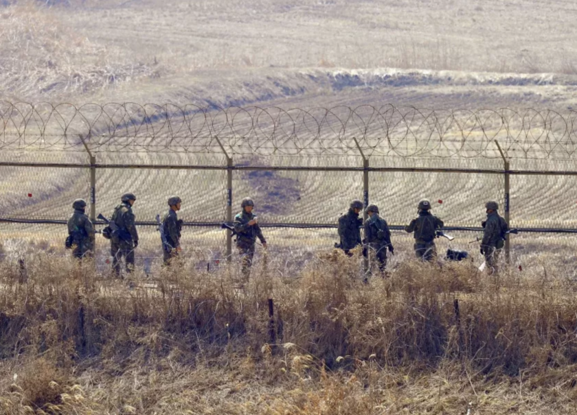 Стрелба на границата между Южна и Северна Корея