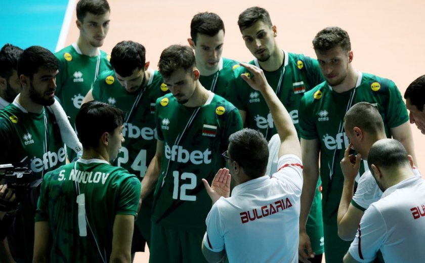 Националният отбор на България по волейбол за мъже допусна седма