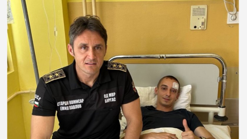 Среднощен екшън: Гонка в Бургас прати полицай в болница 