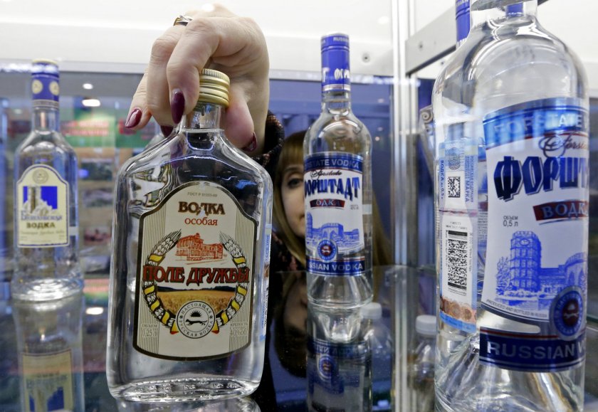 Продажбите на алкохол в Русия растат през първото полугодие
