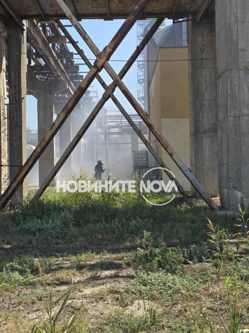 Ето взрива в завода за целулоза край Свищов