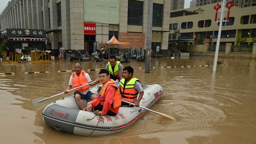 Повече от 150 души са загинали заради проливните дъждове в Китай 