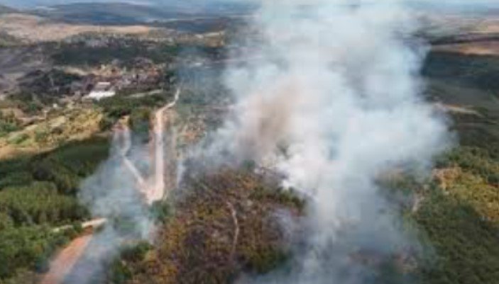 Потушен е пожарът край Бобов дол