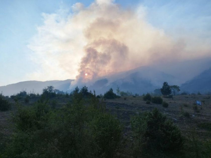 Бедствено положение в Харманли и Тополовград заради пожар в с. Черепово