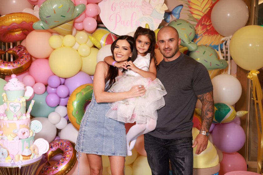 Дъщерята на Преслава стана на 6, а мама и тате