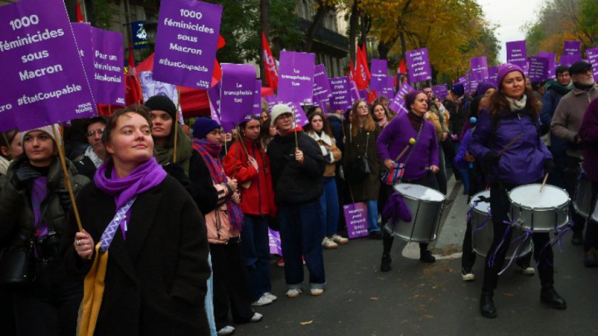 Многохиляден протест срещу насилието над жени