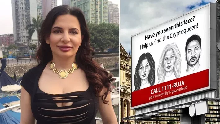 Издирват криптокралицата Ружа Игнатова с билбордове в Кейптаун, Южна Африка.