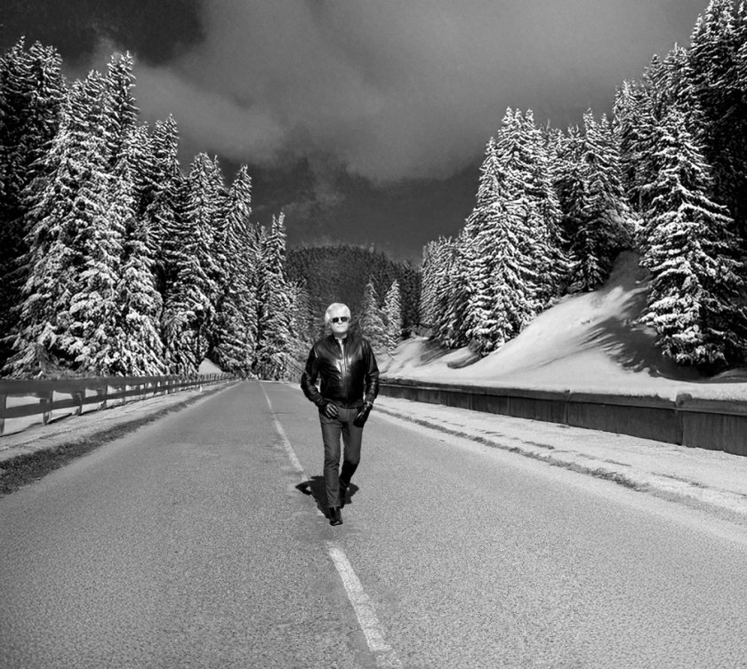 Страхотен черно бял кадър в полите на зимна Витоша пусна в