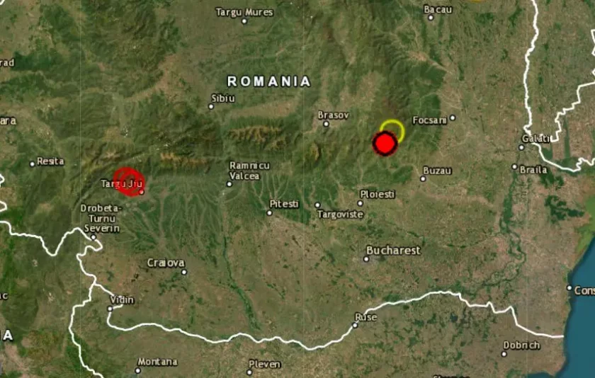 Три труса във Вранча и Бузъу стреснаха румънците