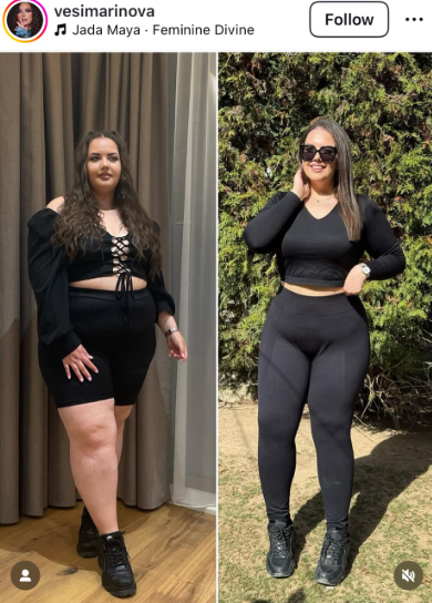 Веселка Маринова от Биг Брадър“ е смъкнала доста от наднорменото