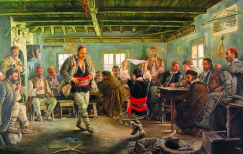 Образите в картината Ръченица на Иван Мърквичка оживяха с изкуствен интелект.