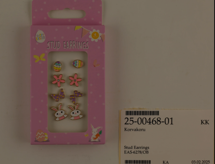 Детски обеци с великденски символи са забранени заради прекомерна концентрация