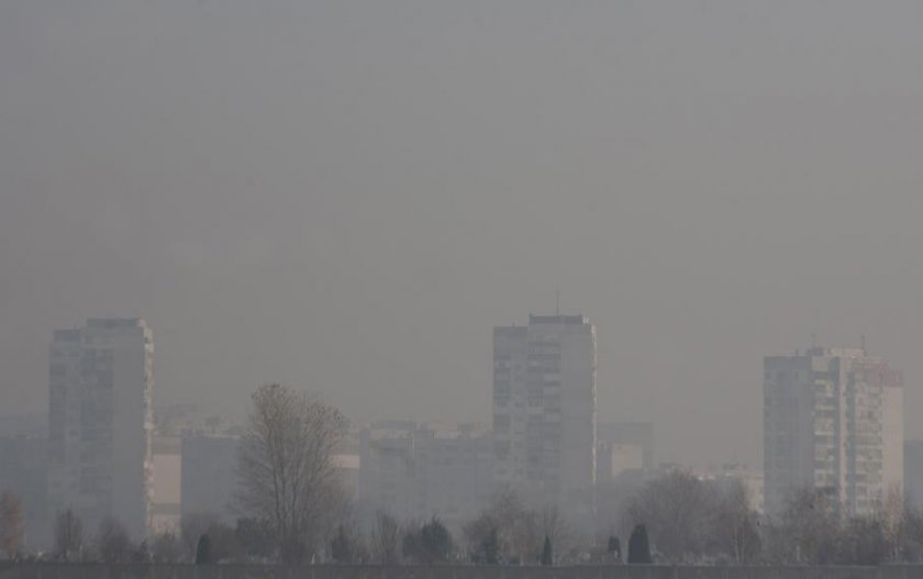 Въздухът в столицата е 5 пъти по-мръсен днес