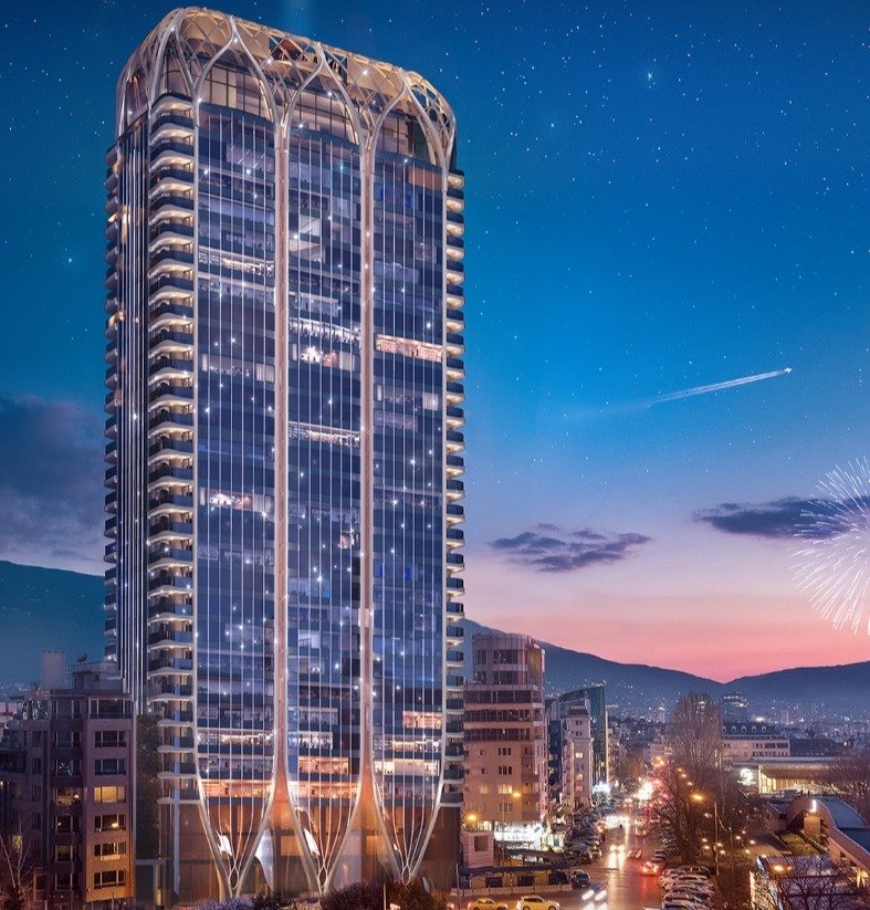 Нагло издигналият се в сърцето на София небостъргач Златен век