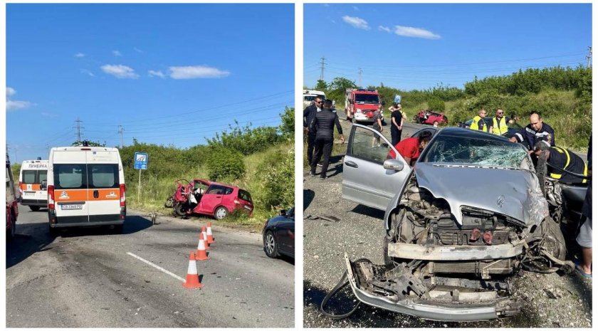Страшно меле взе жертва на пътя Бургас - Средец