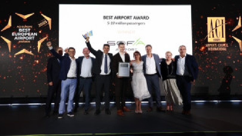 Летище Васил Левски“–София получи най-голямото признание в индустрията – наградата
