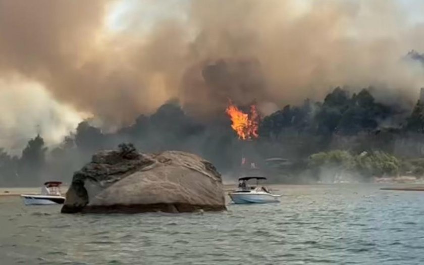 Пожарът, който избухна по-рано по обяд в сряда във Вурвуру,