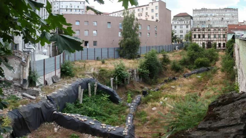 Част от римския амфитеатър на Сердика, в центъра на София,