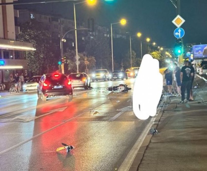 Моторист загина в тежка катастрофа на столичния бул. Тодор Каблешков