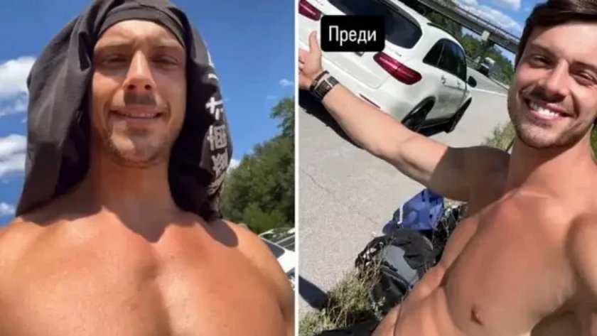 Закъсалият Мерцедес го принудил да извади багажа си, да се