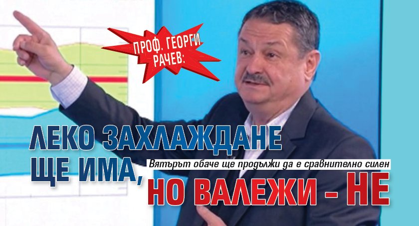 Проф. Георги Рачев: Леко захлаждане ще има, но валежи – не
