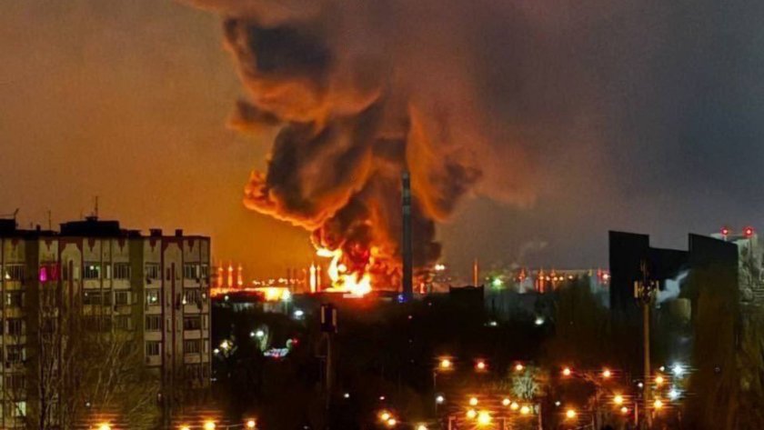 Украински дронове удариха два руски града