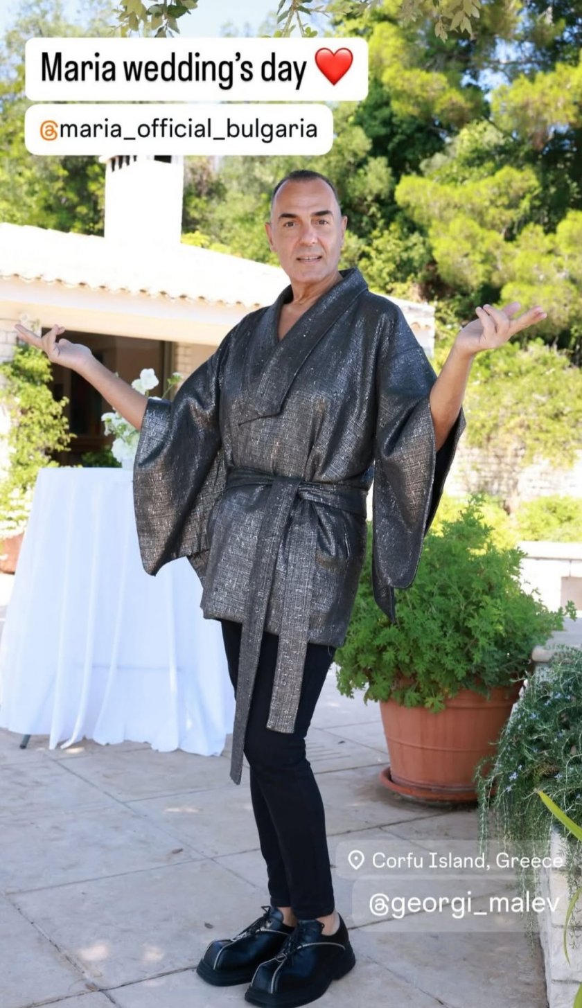 Драго Чая се издокара като жена на сватбата на Мара