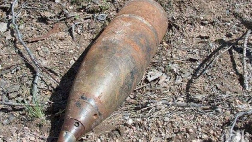 Земеделец откри силно корозирал снаряд в Свищовско