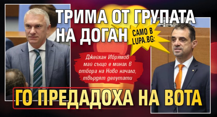 Само в Lupa.bg:Трима от групата на Доган го предадоха на вота 