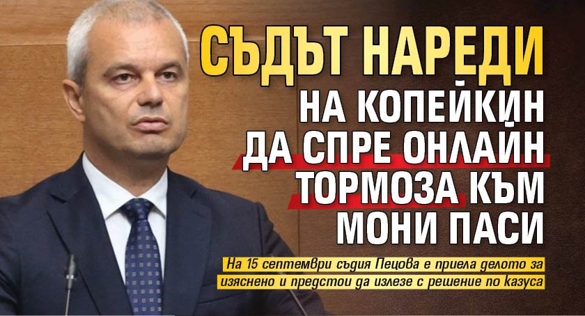 Съдът нареди на Копейкин да спре онлайн тормоза към Мони Паси